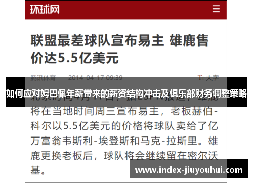 如何应对姆巴佩年薪带来的薪资结构冲击及俱乐部财务调整策略
